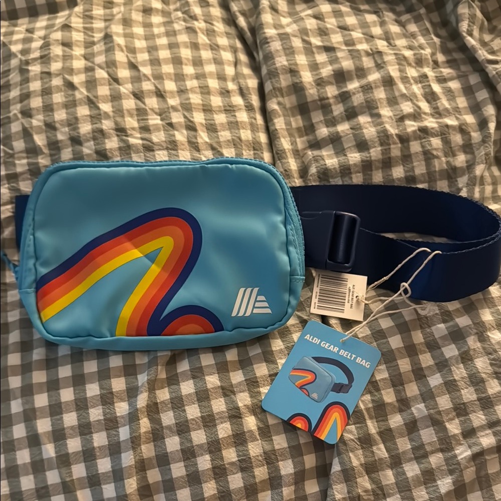 NWT Aldi Gear Blue Belt Bag